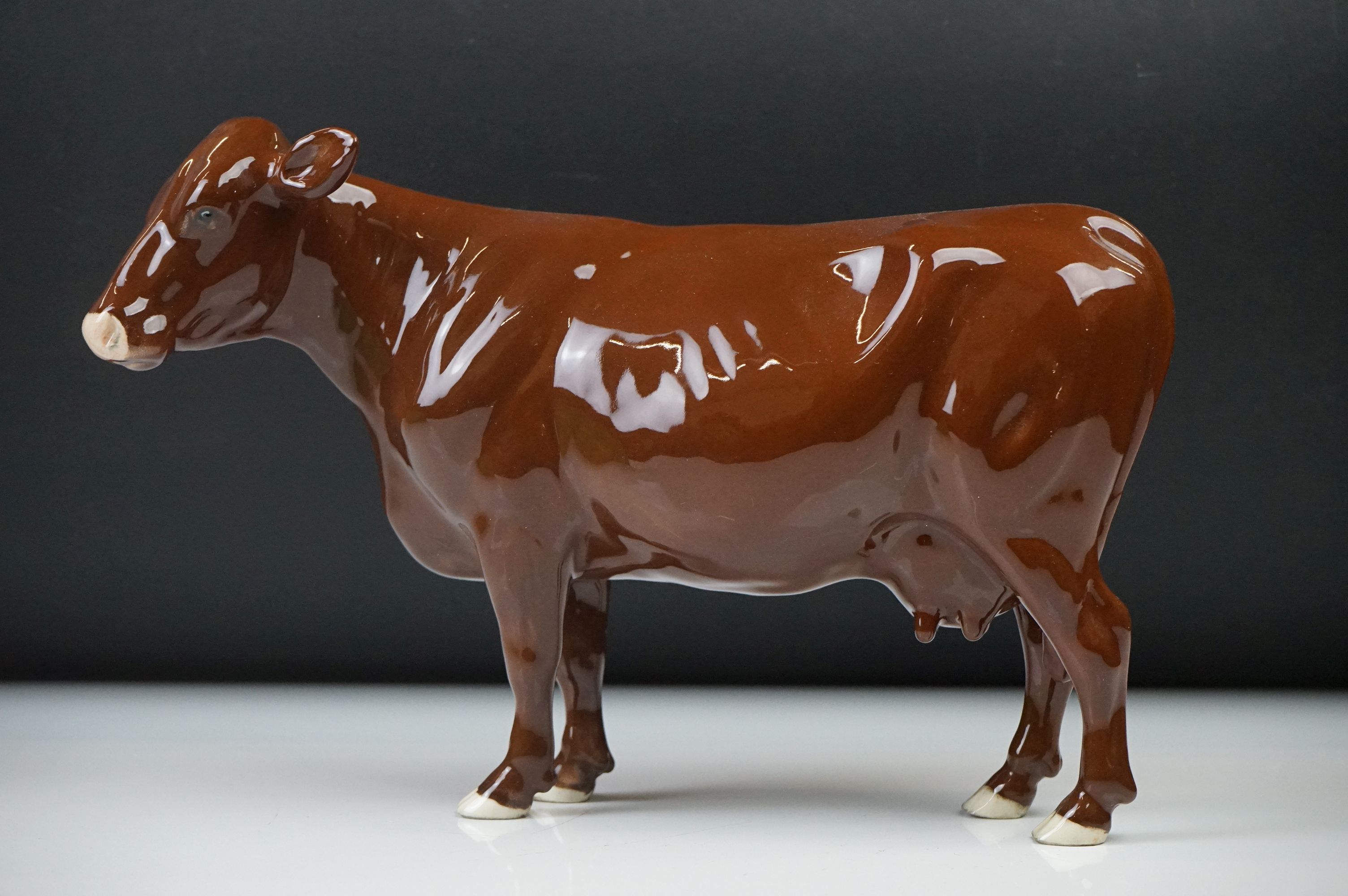 Beswick Red Poll Cow, model no. 4111, boxed - Image 3 of 10