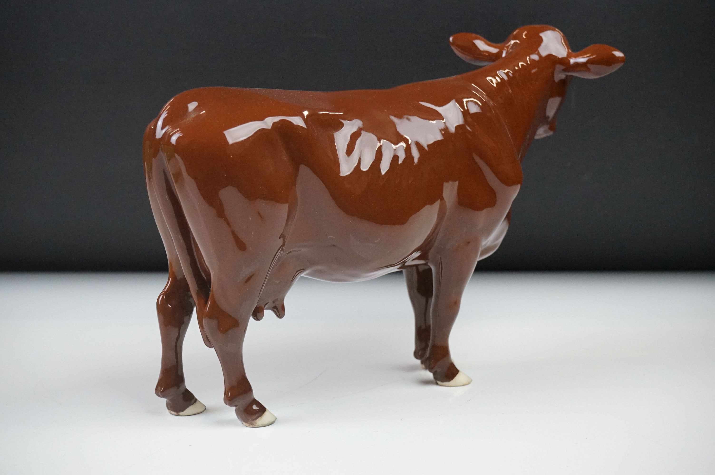 Beswick Red Poll Cow, model no. 4111, boxed - Image 4 of 10