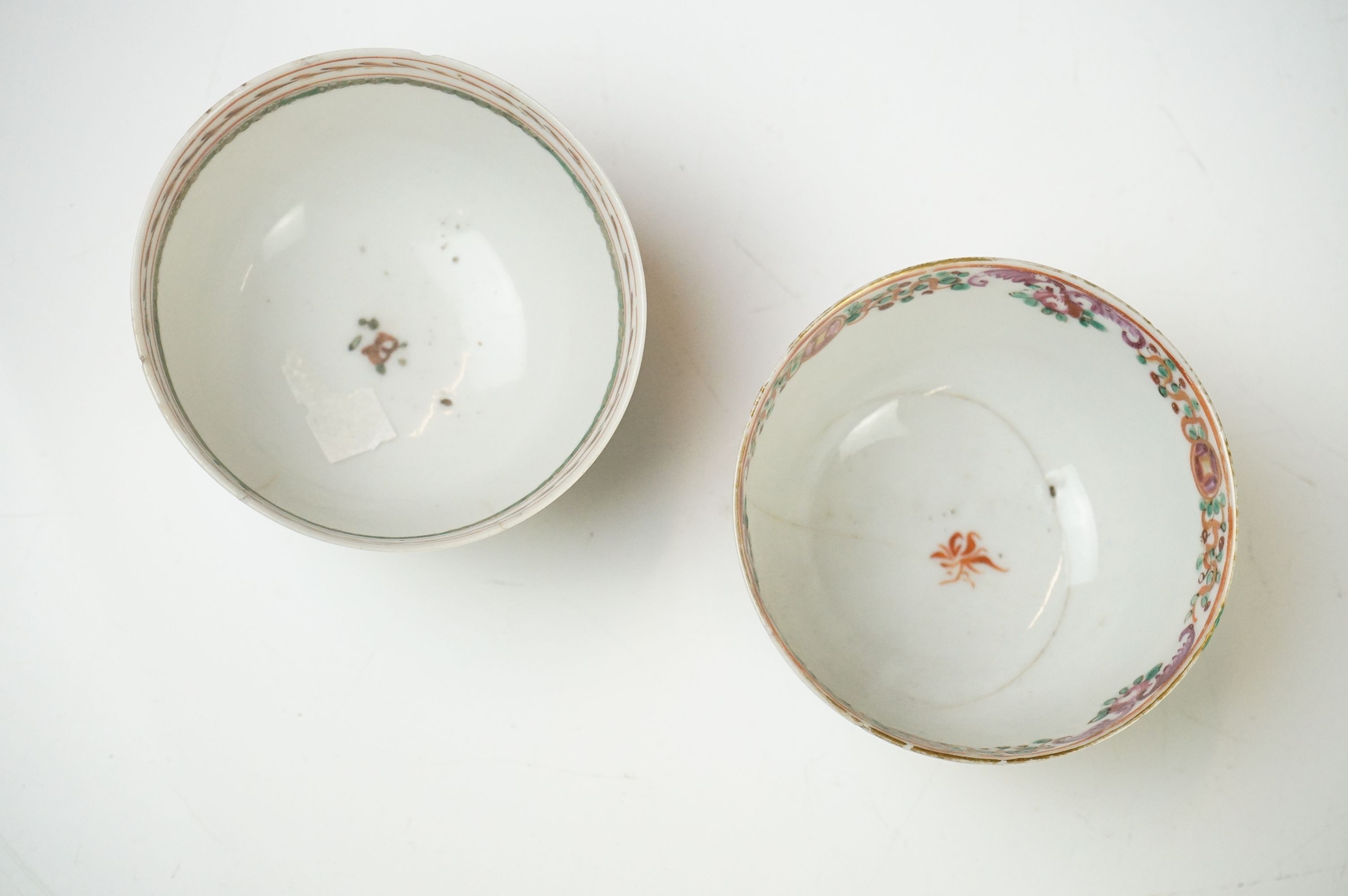 Collection of Chinese Tea Bowls, Cups and Saucers, 18th century onwards, mainly famille rose and - Image 14 of 28