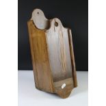 Pine Wall Hanging Welsh Candle Box