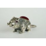 Silver Beaver Pincushion