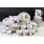 Large collection of Royal Worcester ' Evesham ' Tea and Dinner Ware including 5 lidded tureens, 2
