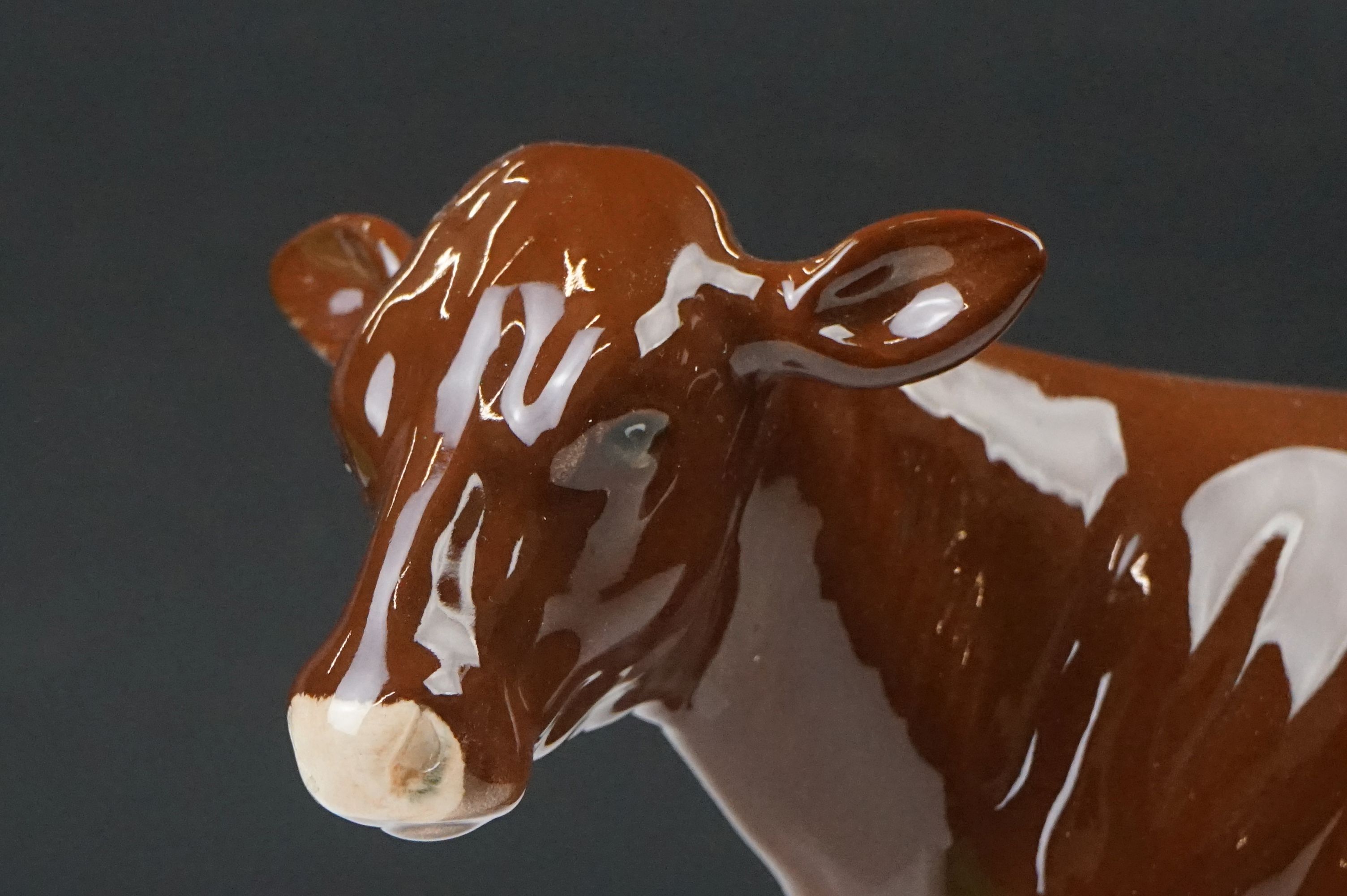 Beswick Red Poll Cow, model no. 4111, boxed - Image 6 of 10