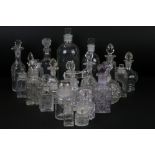 Large Collection of Glass Scent / Perfume Bottle