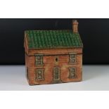 19th century Tea Caddy in the form of a Cottage