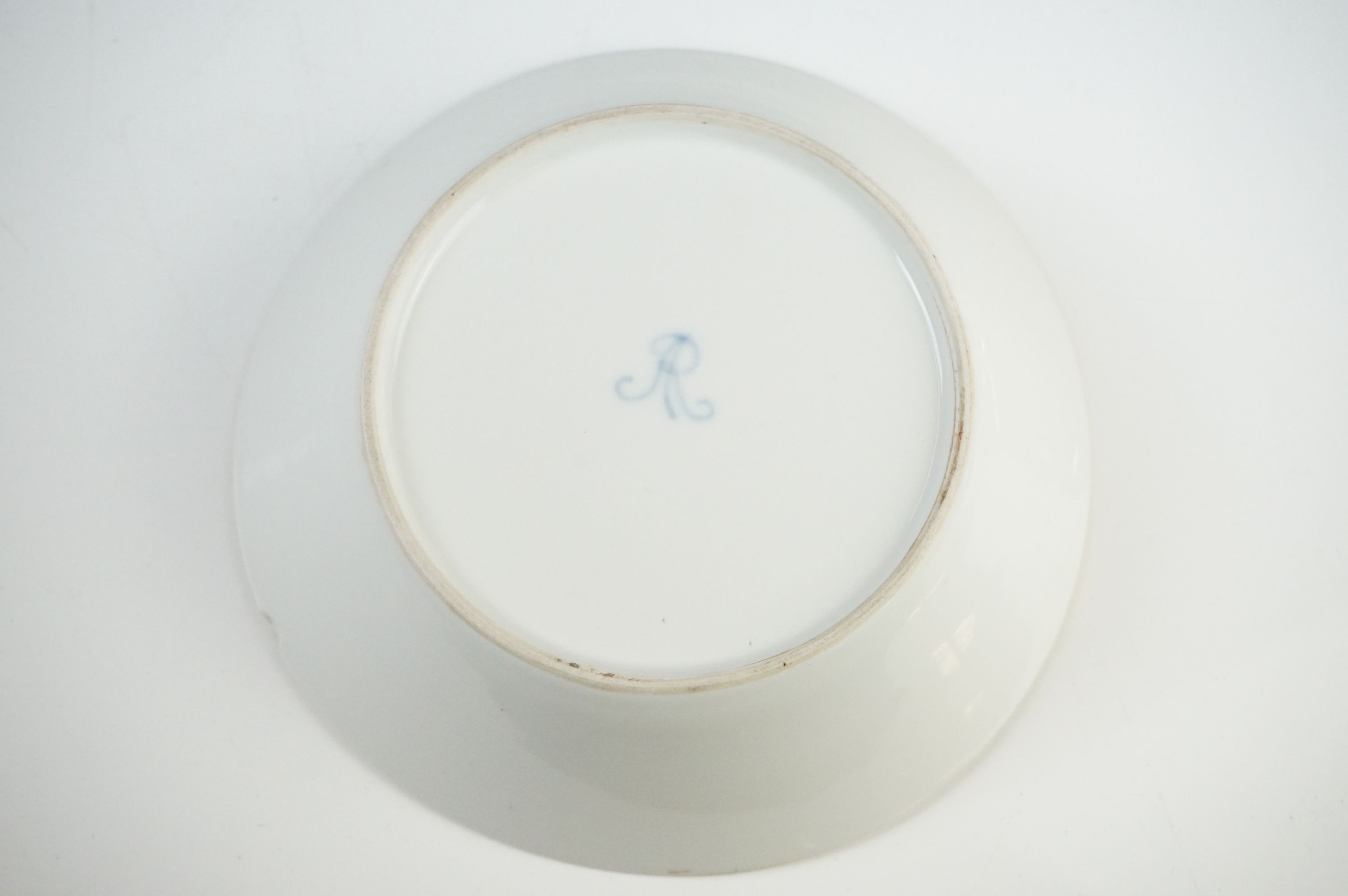 Continental Porcelain ' Augustus Rex ' Large Coffee Can and Saucer decorated with panels of courting - Image 4 of 13