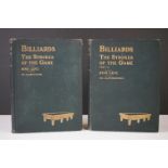 Books - Billiards The Strokes of the Game, Riso Levi, two hardback volumes.