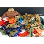 Collection of Original Palitoy ' Action ' Man Clothing including items for Helicopter Action Man,