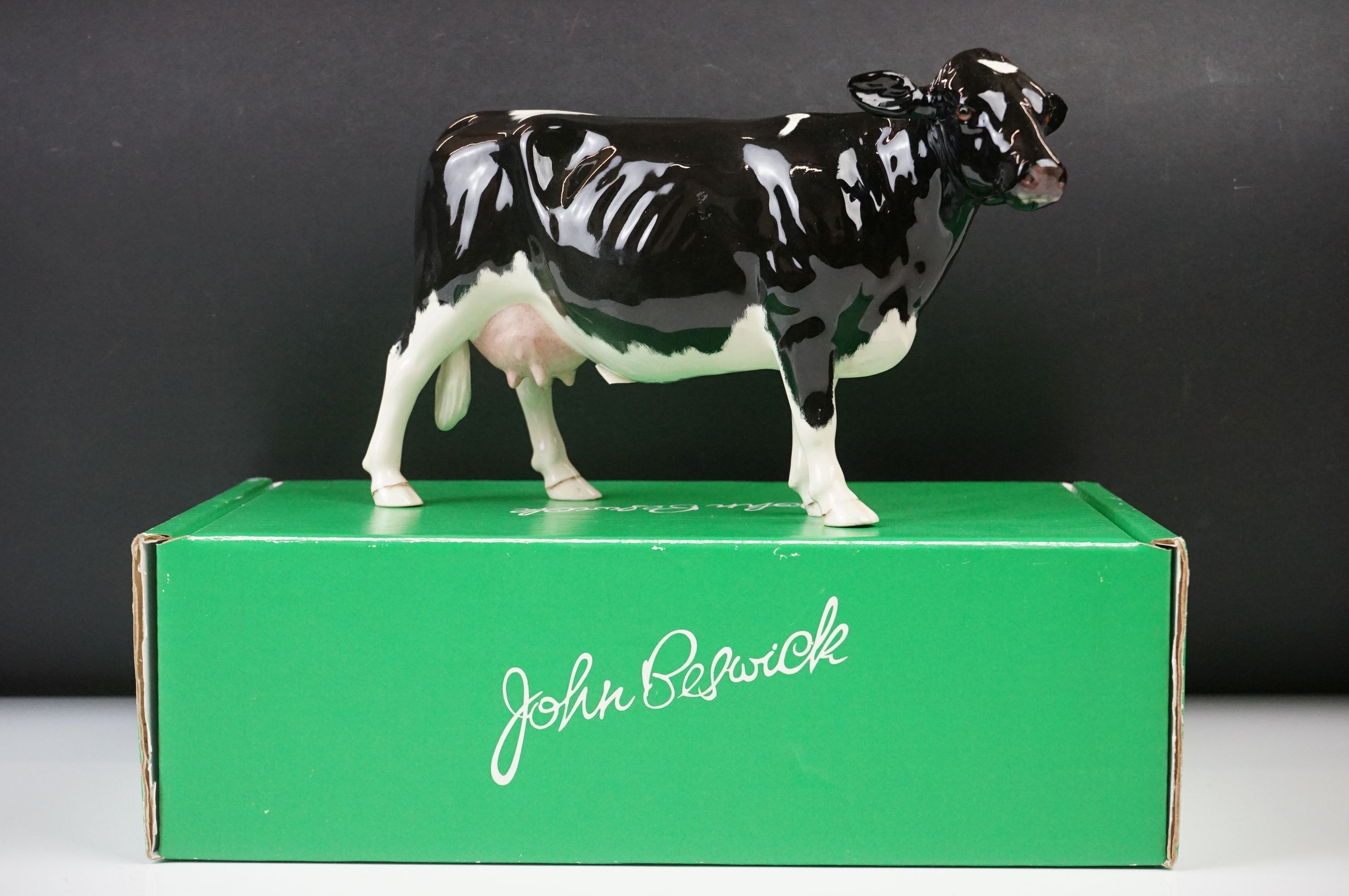 Beswick Shetland Cow, model no. 4112, boxed