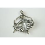 Sterling Silver Figural Brooch