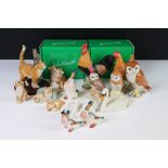 Collection of Beswick including Boxed Gadwall Duck JBDB16, Boxed Golden Eye Duck JBDB17, Cockerel,