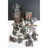 A collection of Tudor Mint Myths & Legends pewter figures.