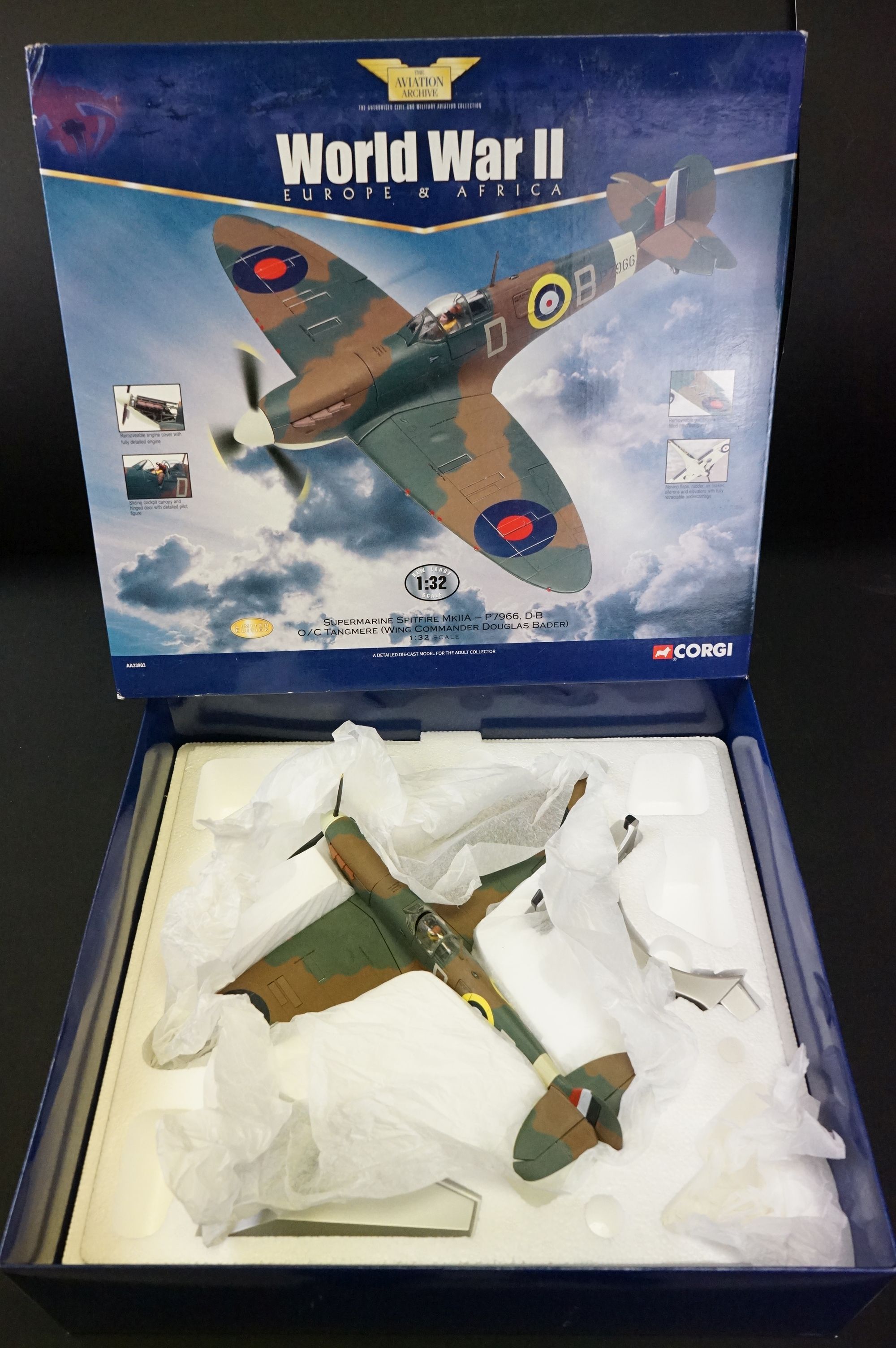 Two Boxed Corgi ' The Aviation Archive ' ltd edn diecast models with CoAs to include AA33903 1:32 - Image 8 of 14