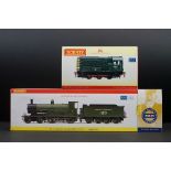 Two boxed Hornby OO gauge locomotives to include NRM R2690 LSWR 4-4-0 Class T9 120 and R2417 BR 0-