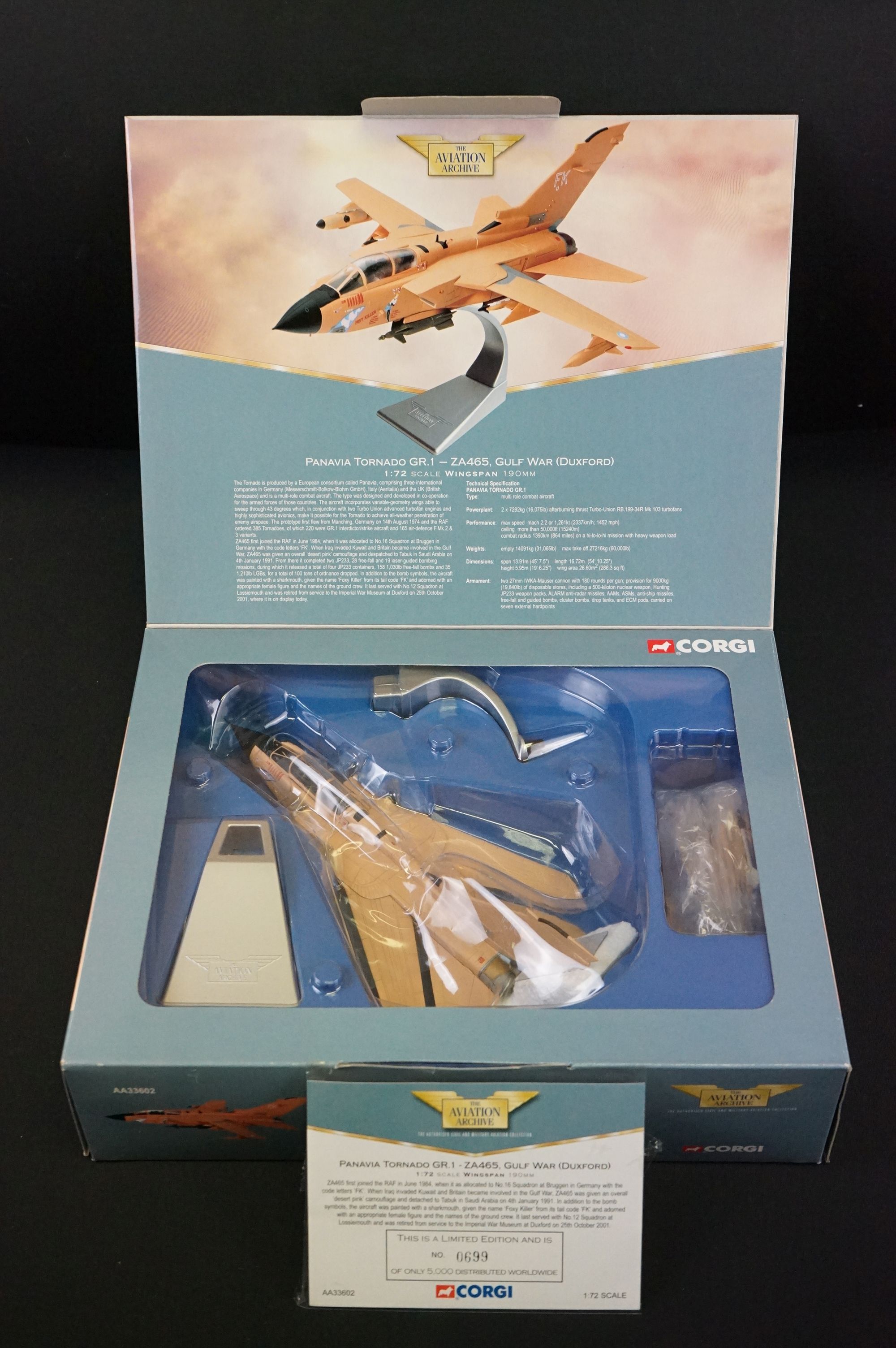 Three Boxed Corgi ' The Aviation Archive ' Military Air Power diecast models to include AA99134 1: - Image 19 of 22