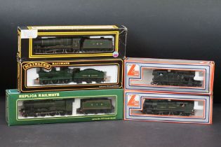 Five boxed locomotives, to include Dapol County of Chester, Replica 11153 Modified Hall GWR