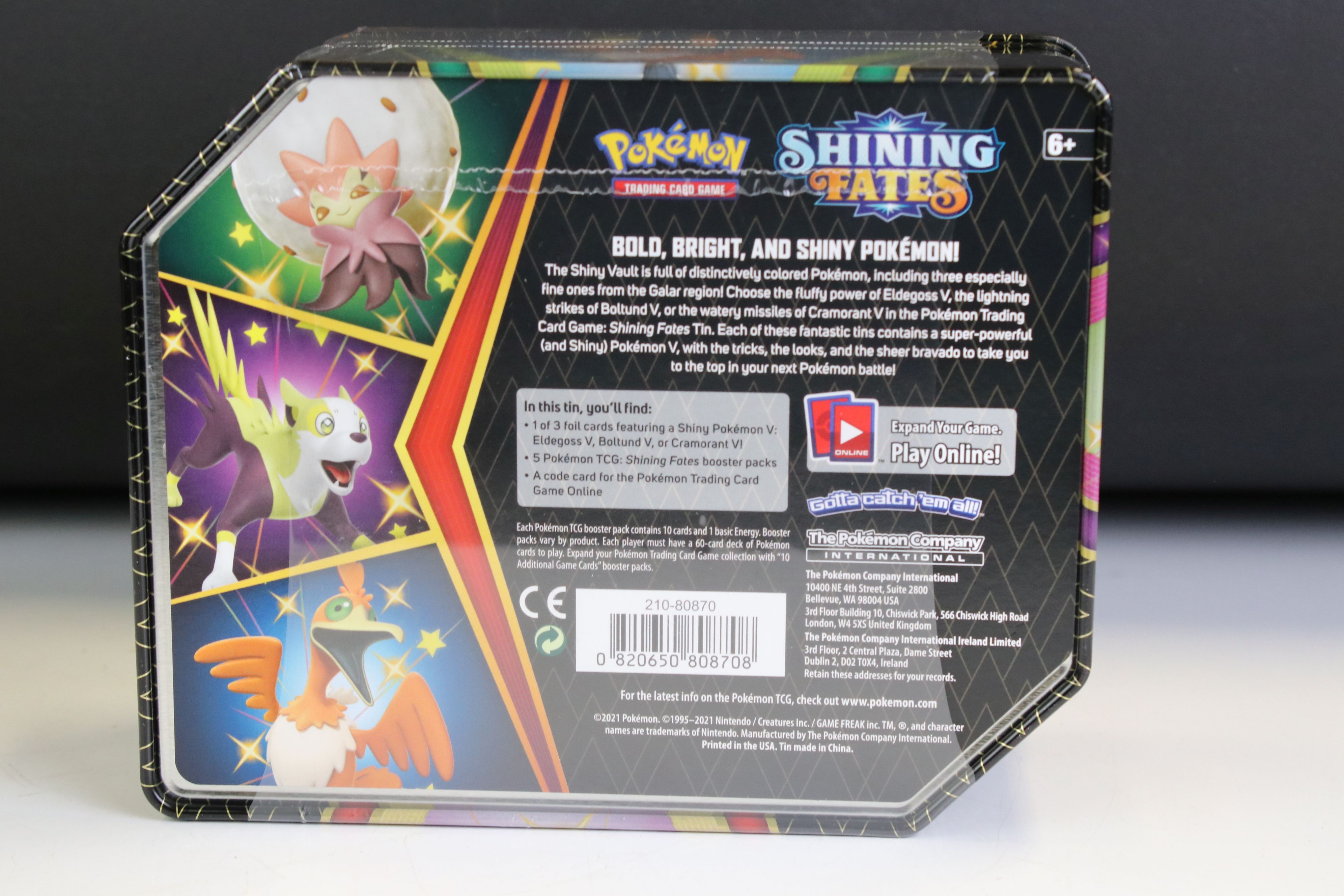 Pokemon - Collection of Sealed Pokémon cards & sets to include Shining Fates Boltund V Tin, boxed - Image 7 of 9