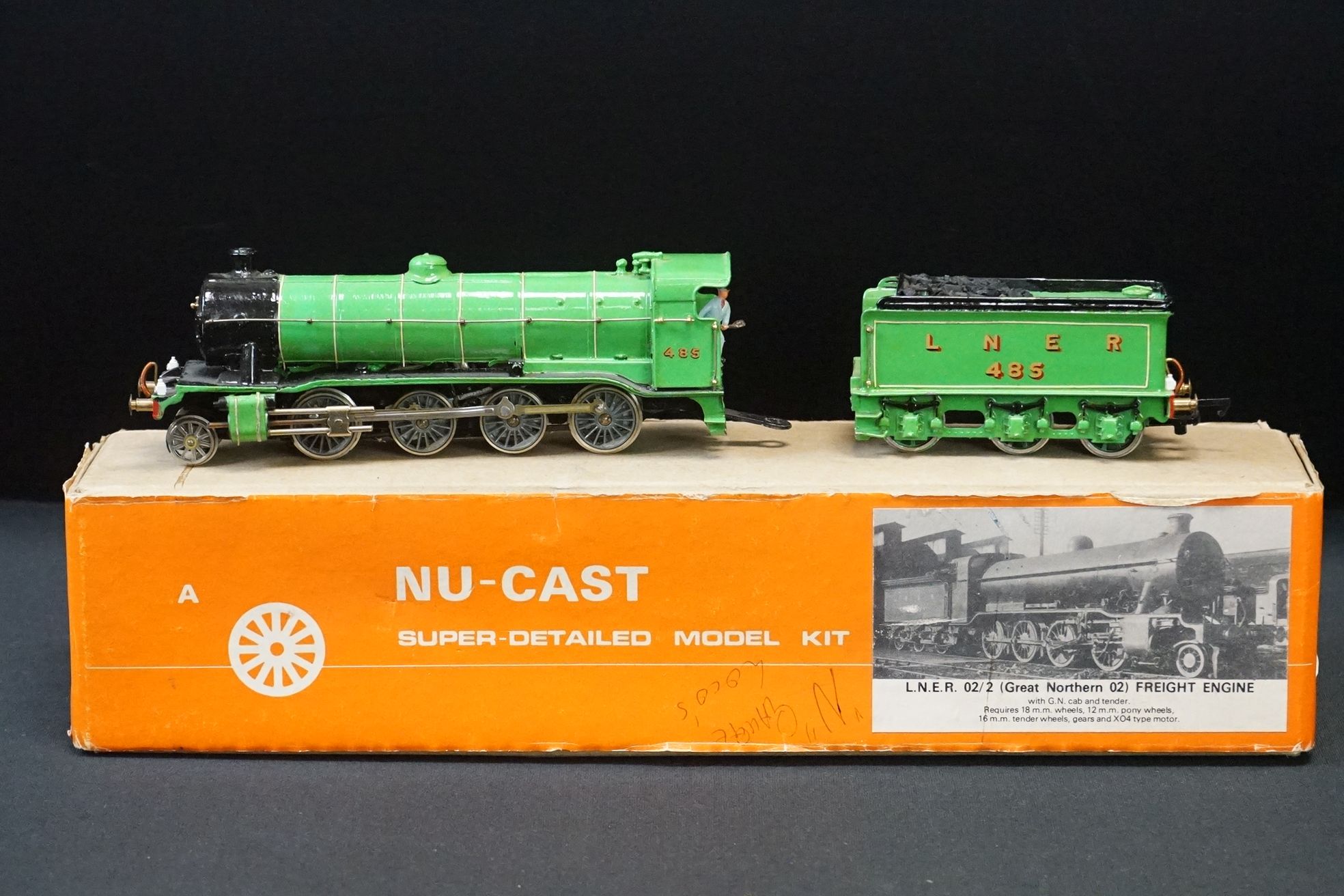 Two boxed & built Nu-Cast OO gauge LNER 02/2 Great Northern 02 locomotives, painted in different - Image 2 of 23