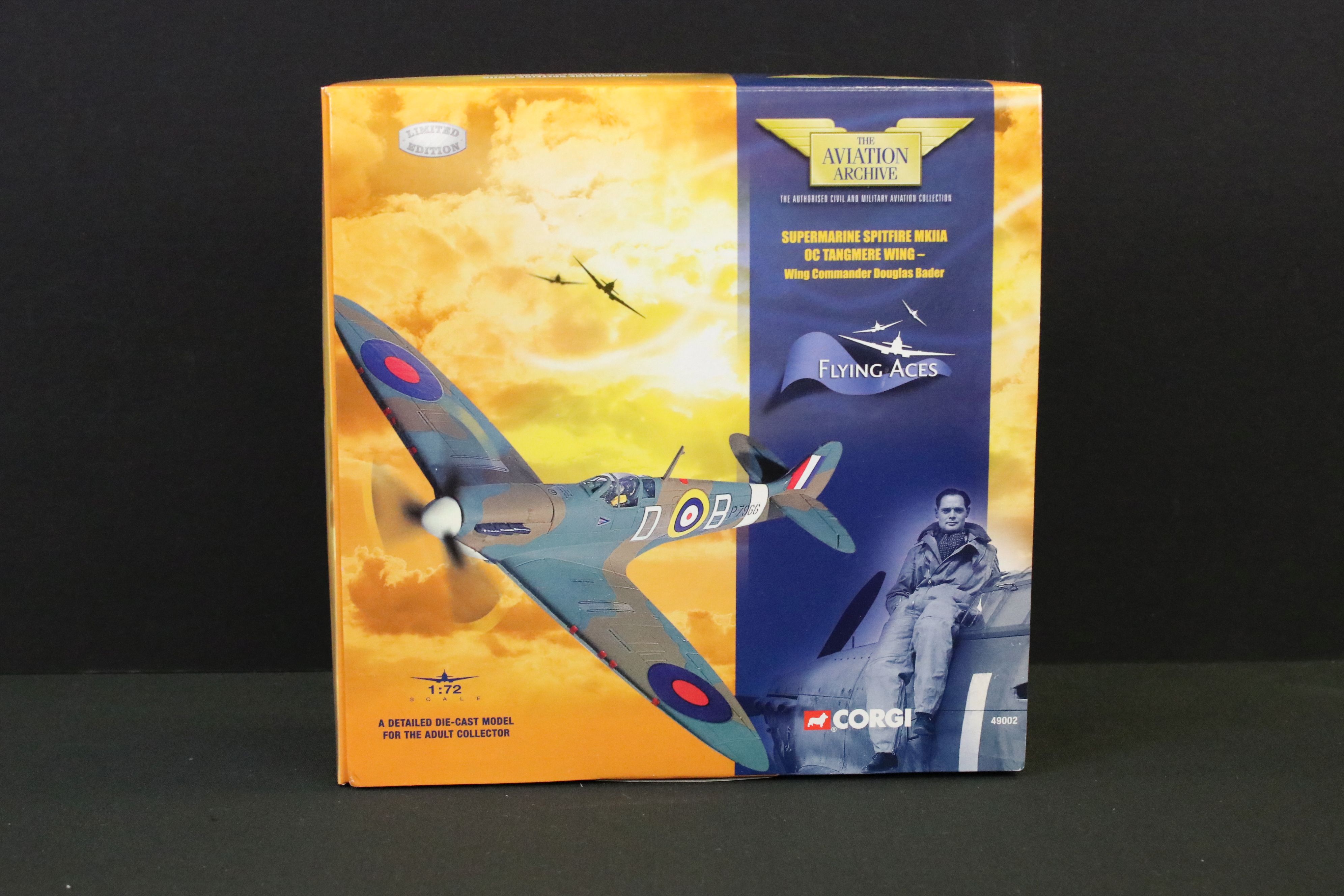 11 Boxed diecast model planes to include 5 x Corgi Aviation Archive (49202 1:72 Flying Aces - Image 22 of 35