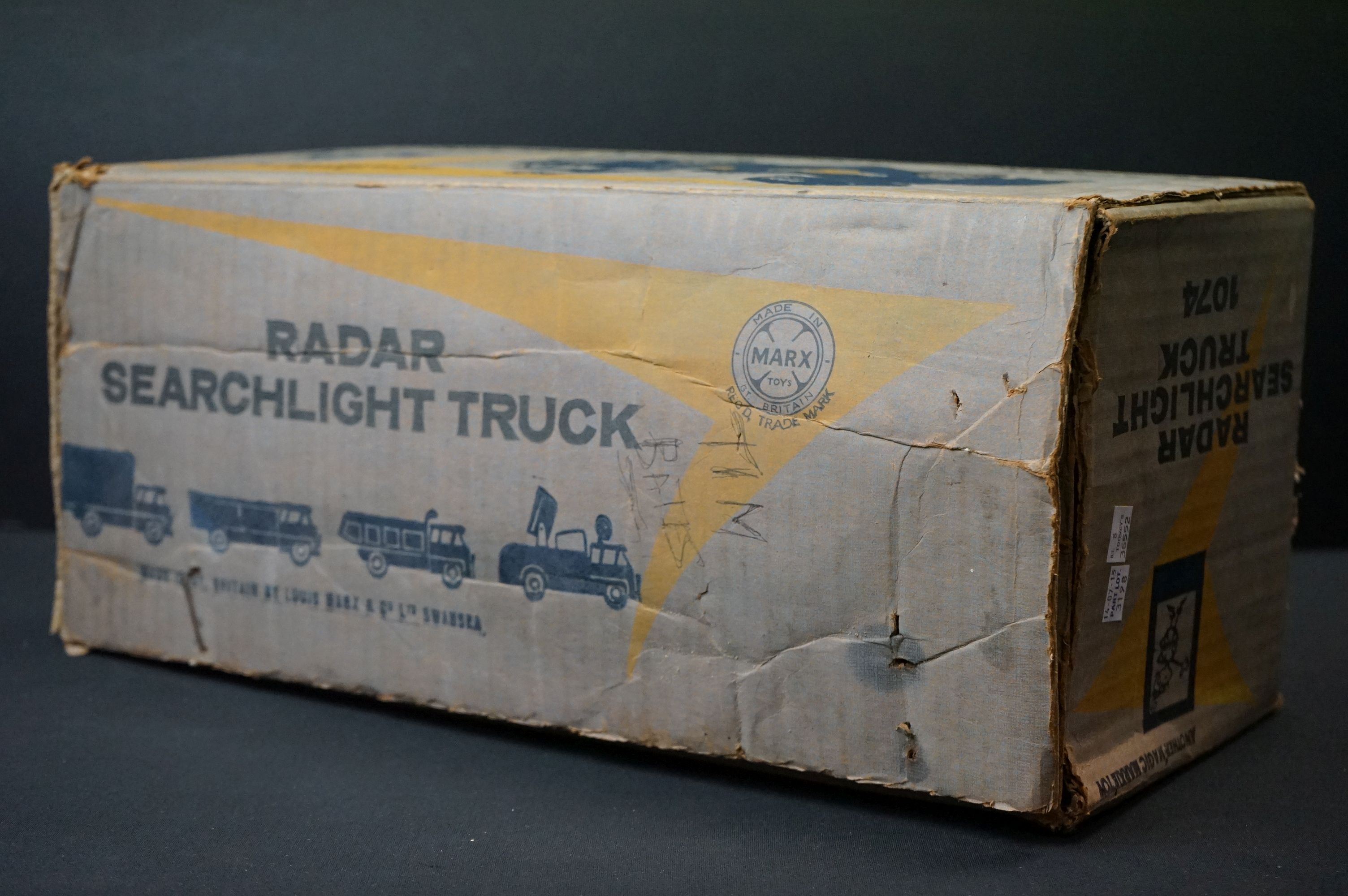 Two boxed metal toys to include Marx Radar Searchlight Truck and Triang Whistle Puff Puff, showing - Image 13 of 21