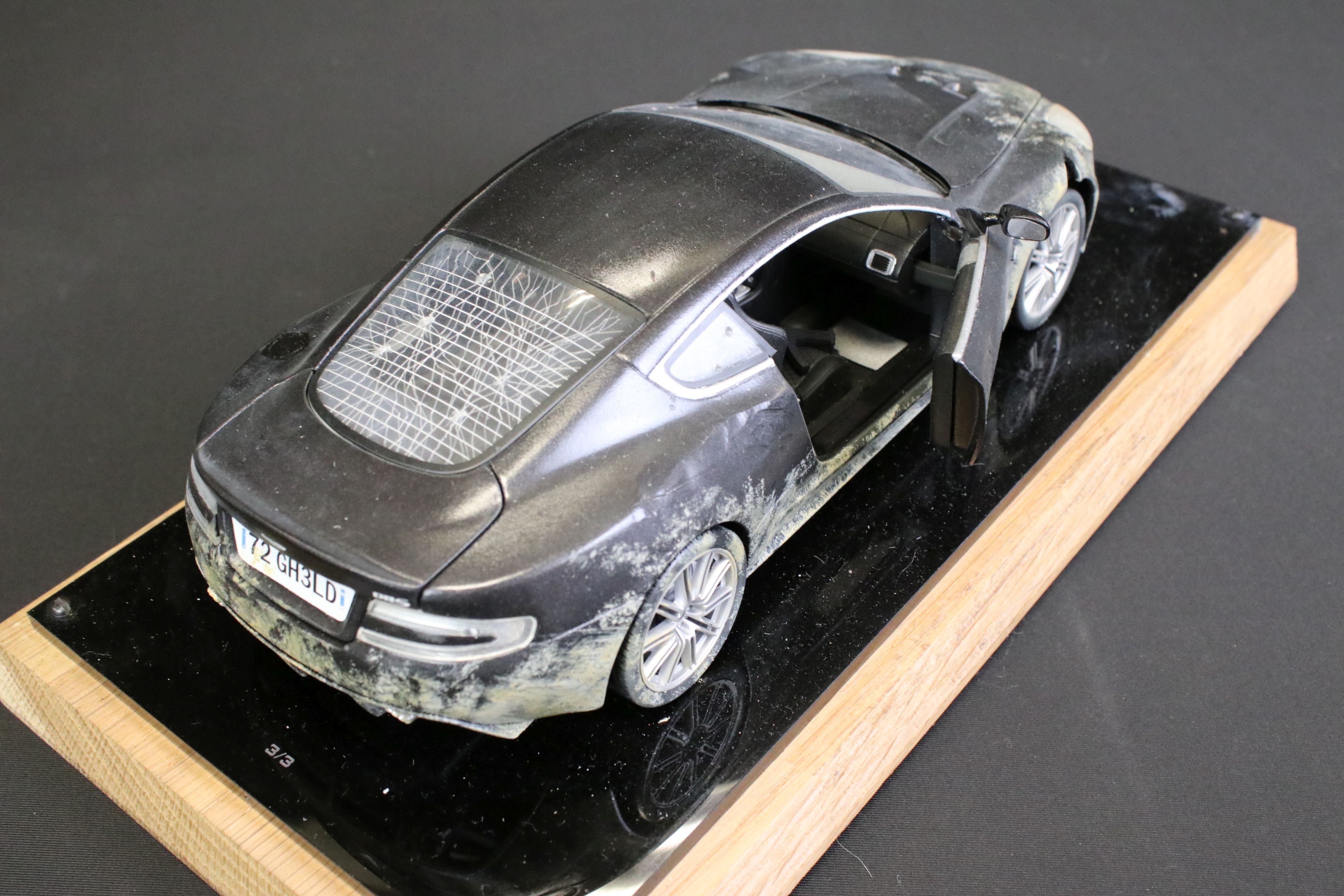 Two ltd edn custom built James Bond 007 Quantum of Solace Aston Martin DBS metal models featuring - Image 3 of 7