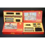 Two boxed Triang OO gauge train sets to include R3 Goods Train & R1X Passenger Train, both appear to