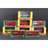 Nine boxed Collector's Model C'SM diecast buses to include 5 x Big Model (MCW 70207, 70209, 70206,