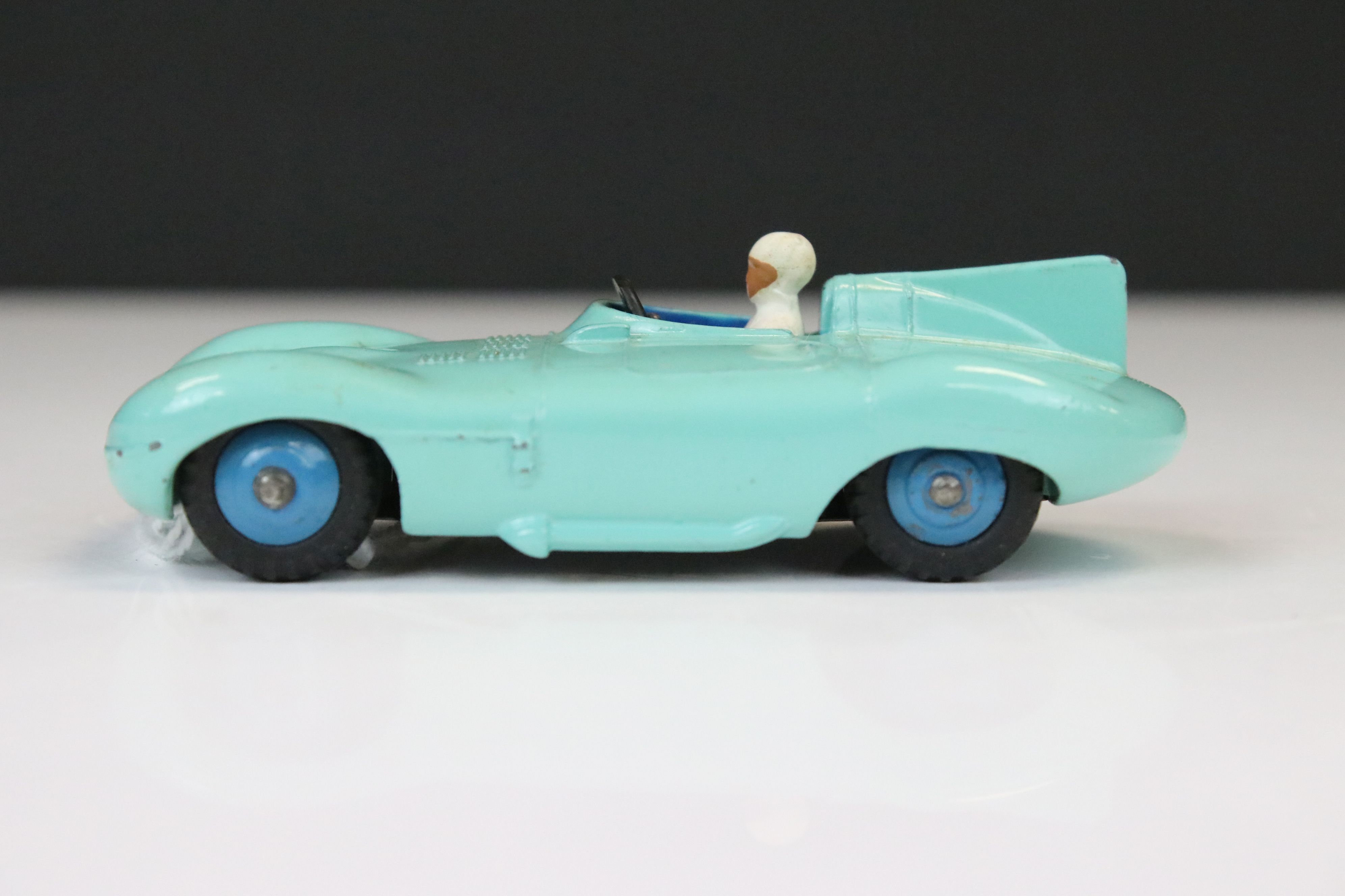 Four boxed Dinky diecast models to include 238 Jaguar Type D Racing Car in turquoise with driver (no - Image 10 of 26