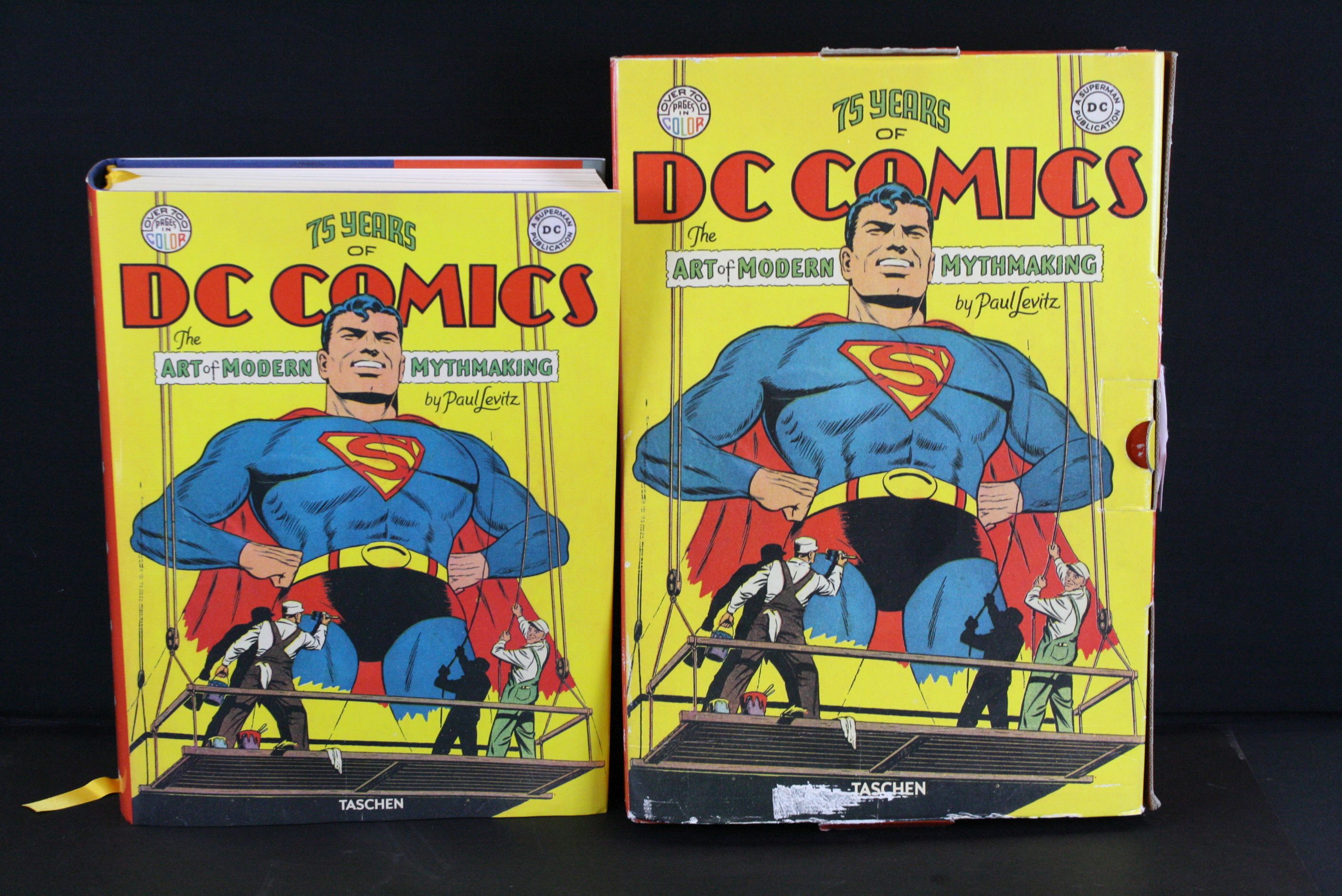 Book - Taschen 75 Years of DC Comics The Art of Modern Mythmaking by Paul Levitz h/b book without