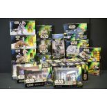 Star Wars - 23 Kenner boxed figure & vehicle sets to include Expanded Universe Speeder Bike,