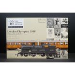 Boxed ltd edn Hornby OO gauge R2981 BR London Olympics 1948 train pack, complete and ex