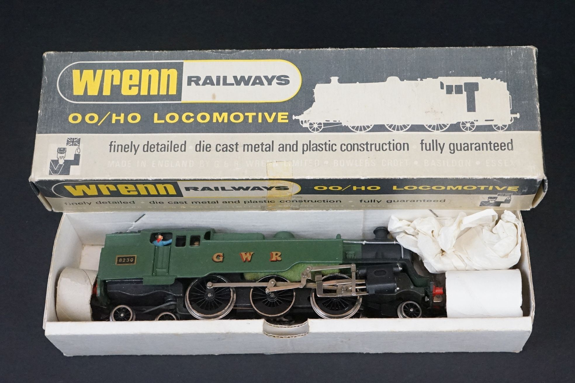 Boxed Wrenn OO gauge W2220 2-6-4 Tank GWR locomotive - Image 9 of 9