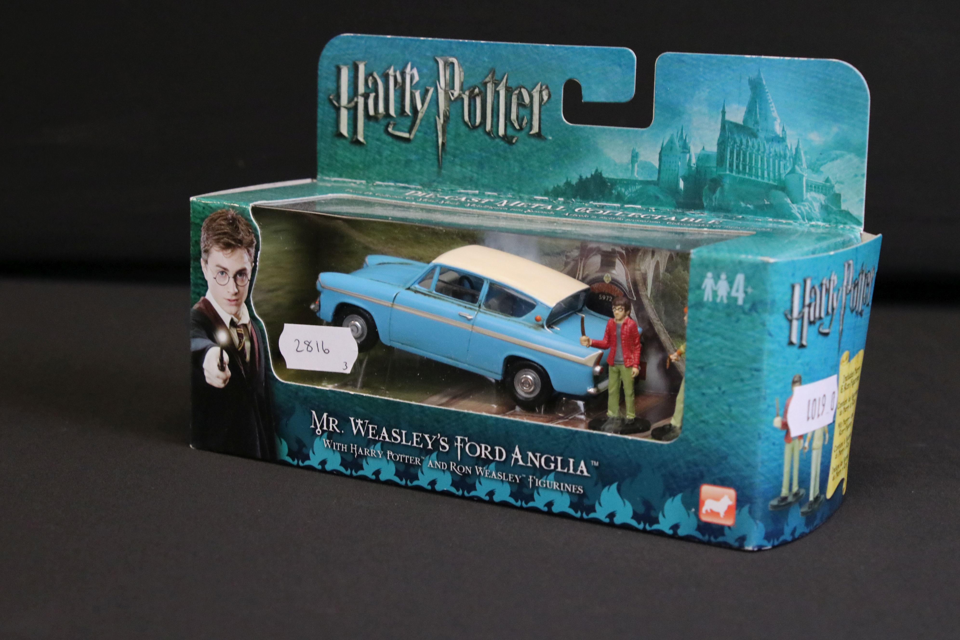 Three boxed Corgi Harry Potter diecast models to include The Knight Bus, Mr Weasley's Ford Anglia - Image 3 of 13