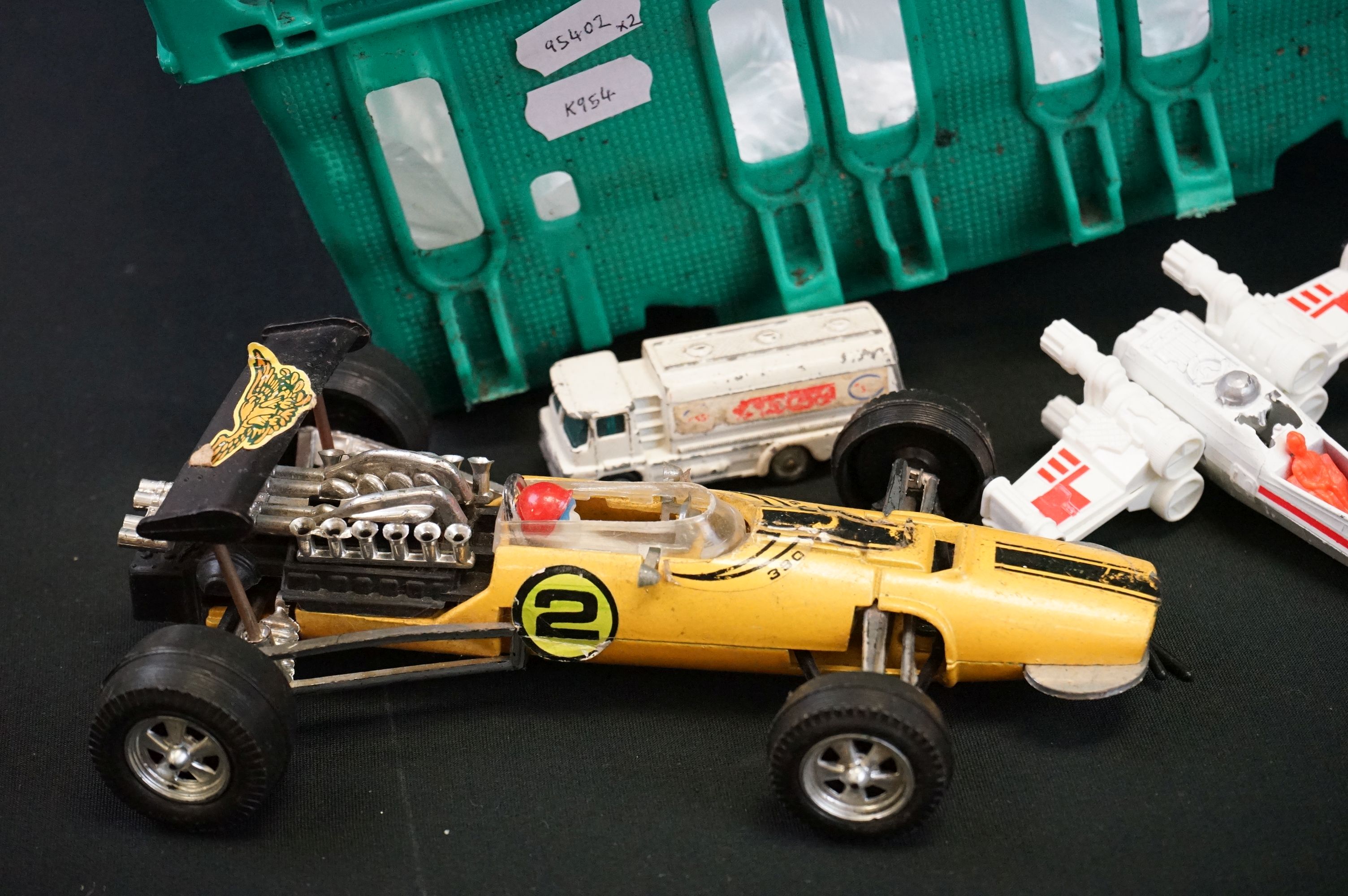 Over 35 Mid 20th C onwards play worn diecast models to include Dinky, Corgi, Matchbox and Lone Star, - Image 9 of 15