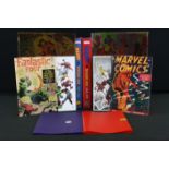 Two Folio Society Marvel h/b book box sets to include The Silver Age 1960-1970 & The Golden Age