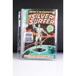 Comics - Marvel Silver Surfer (1965) no 1 comic, no writing, pages gd, contained within UltraPro