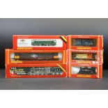 Six boxed Hornby OO gauge locomotives to include R250 BR Class 58 Co Co Diesel, R072 BR Class 25