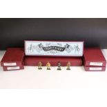 Five Boxed Gerry Ford Design metal historical figure sets with certificates, to include 2 x RAF