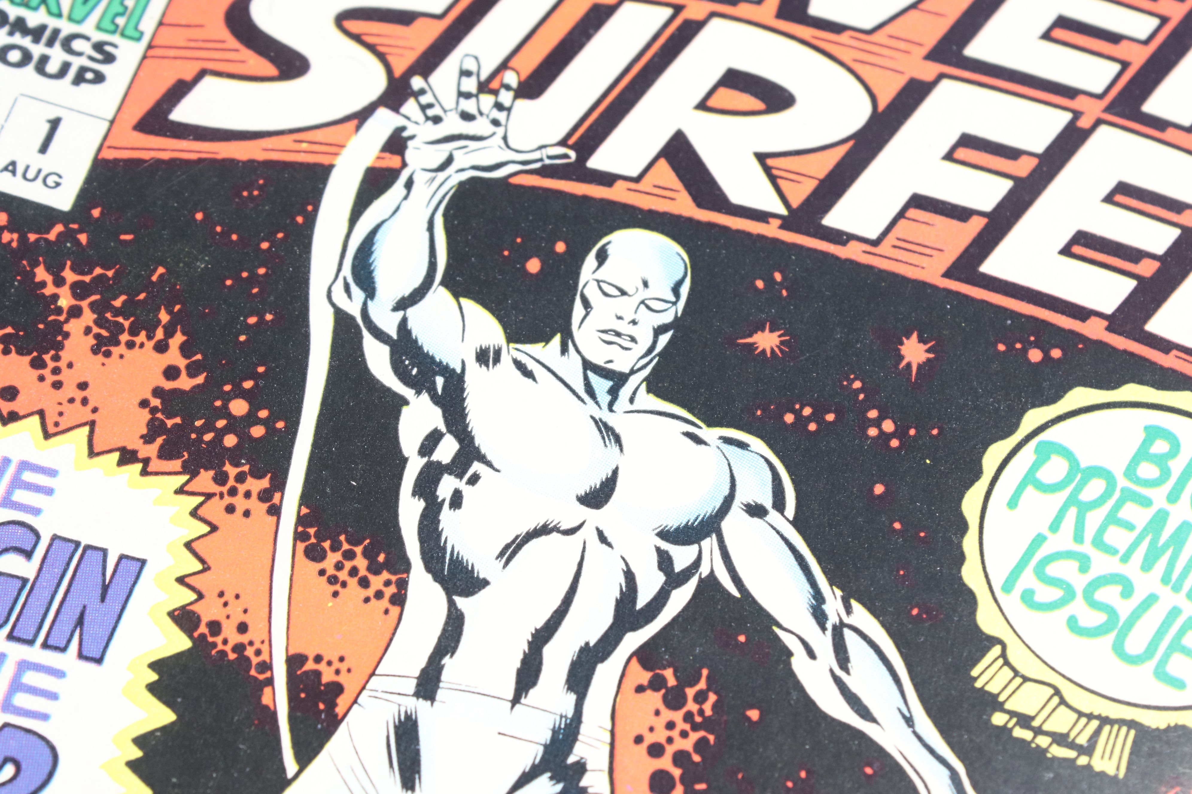 Comics - Marvel Silver Surfer (1965) no 1 comic, no writing, pages gd, contained within UltraPro - Image 3 of 5