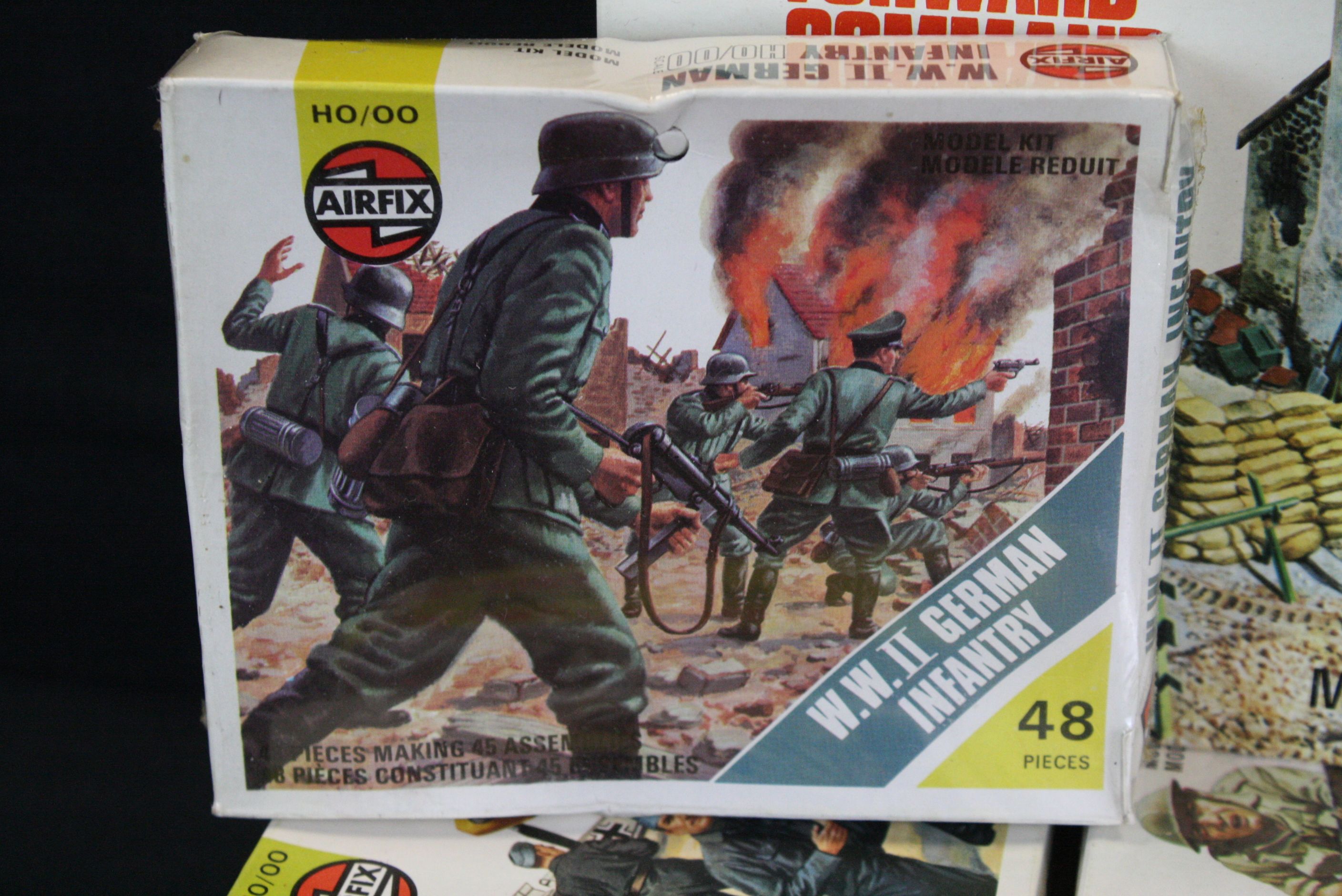 Nine Boxed Airfix HO/OO plastic figure sets to include 5 shrink-wrapped examples (01716-1 WWII US - Image 2 of 6