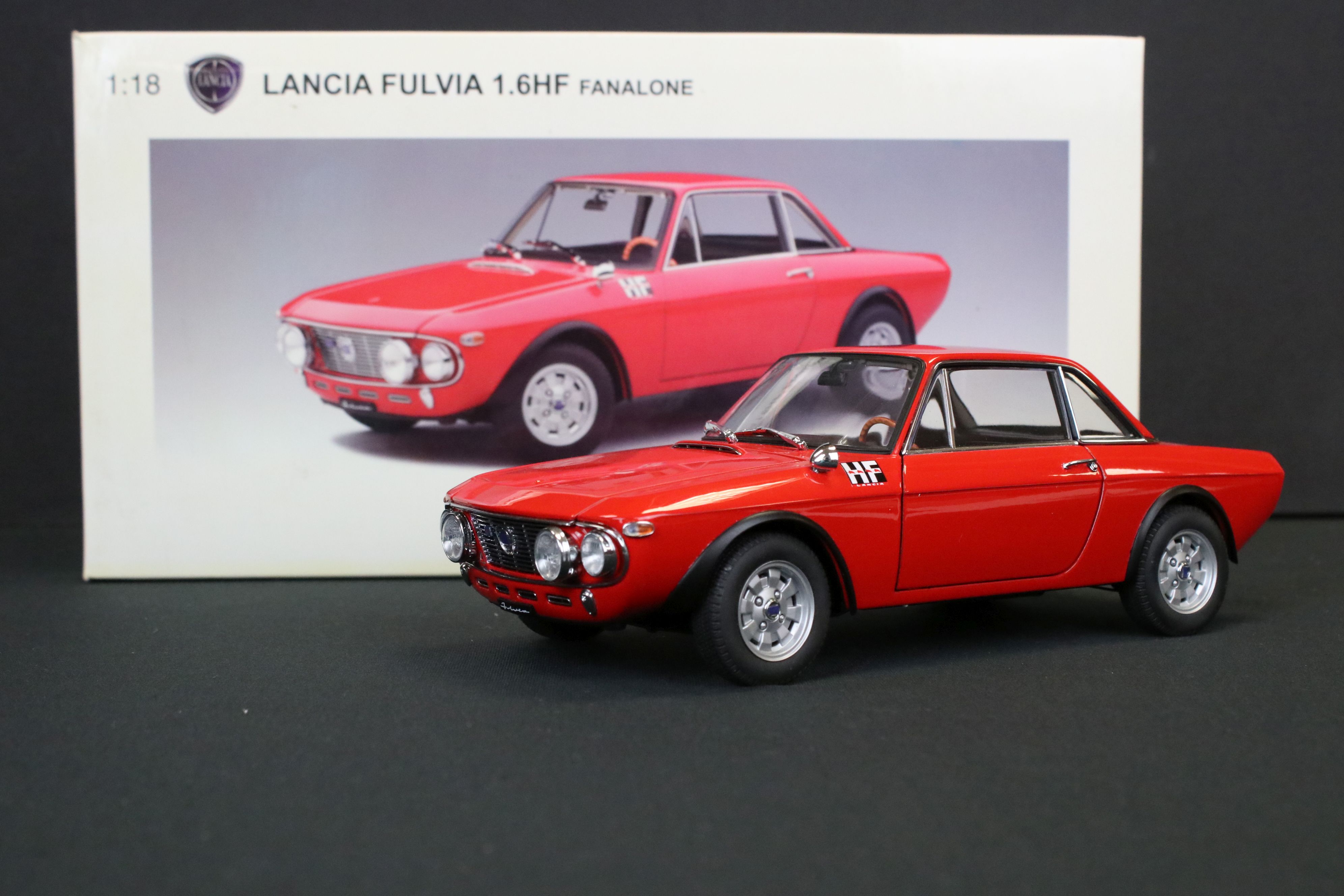 Two boxed AutoArt Millennium 1/18 diecast models to include BMW 2002 L and Lancia Fulvia 1.6HF - Image 9 of 14