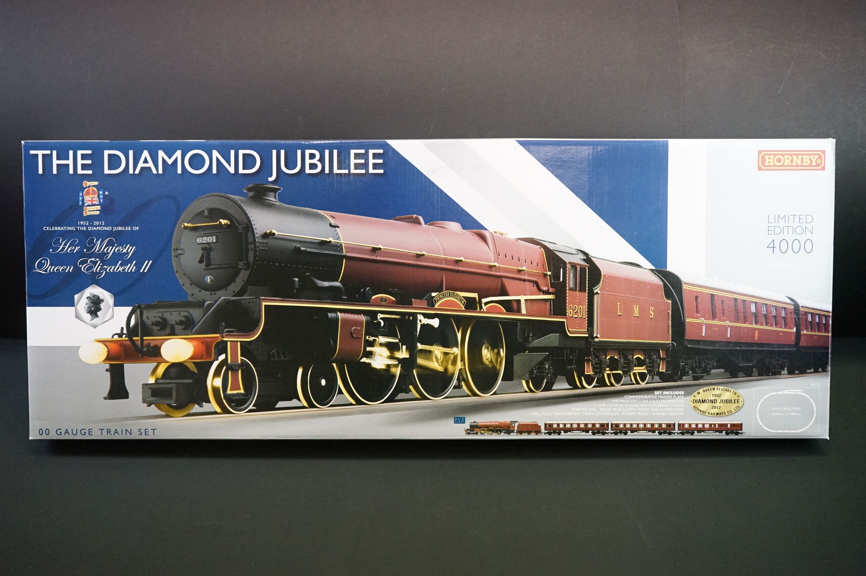 Boxed ltd edn Hornby OO gauge R1170 The Diamond Jubilee electric train set, complete and ex
