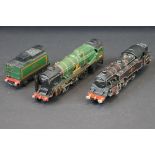 Two OO gauge locomotives to include Hornby Dublo 4-6-2 Barnstable and Wrenn 2-6-4 BR 80033