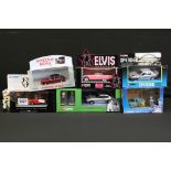 Six boxed Corgi TV related diecast models to include The Professionals 57401, Elvis 39901, Spender