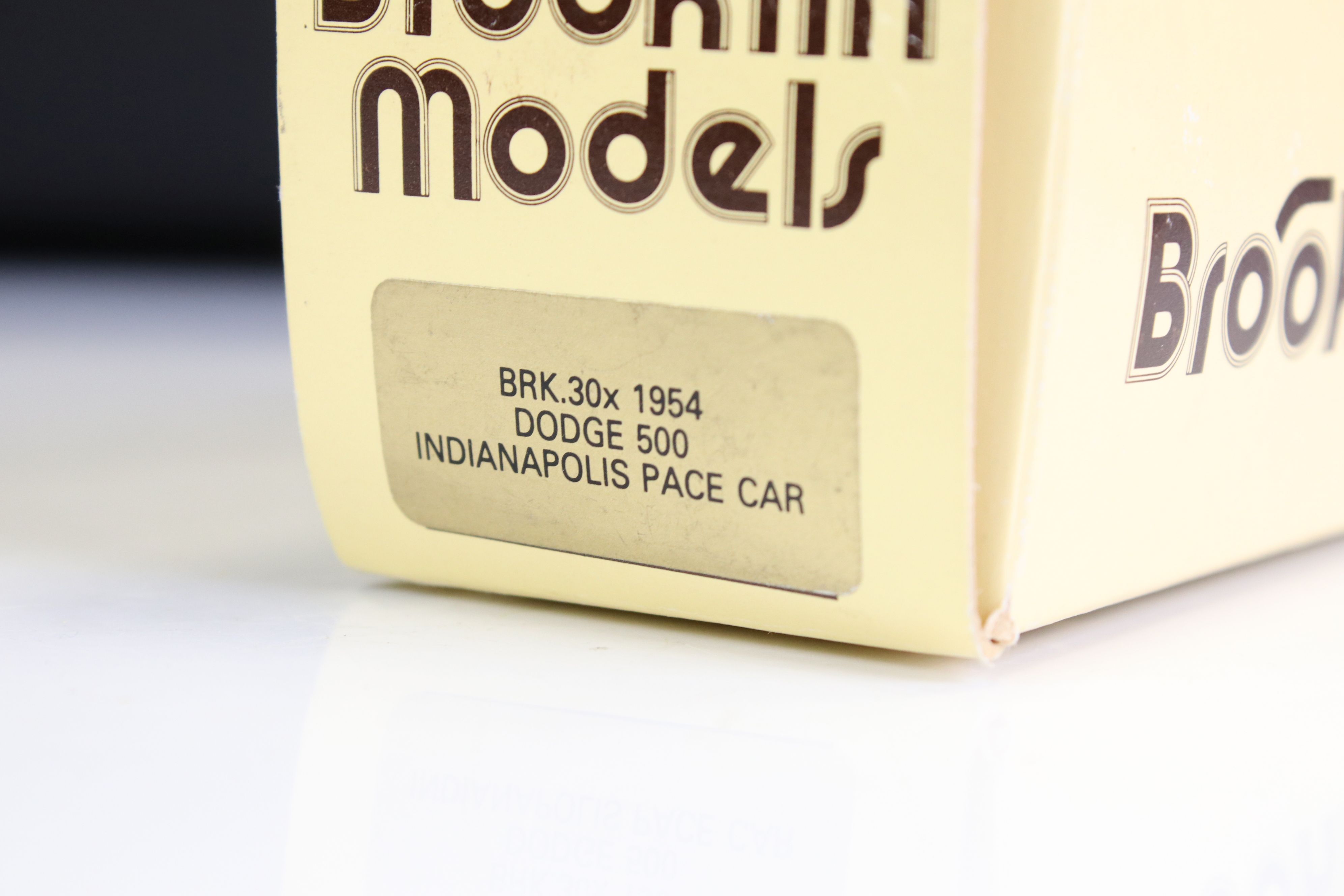 Four boxed 1/43 Brooklin Models metal models to include BRK 30x 1954 Dodge 500 Indianapolis Pace - Image 12 of 17