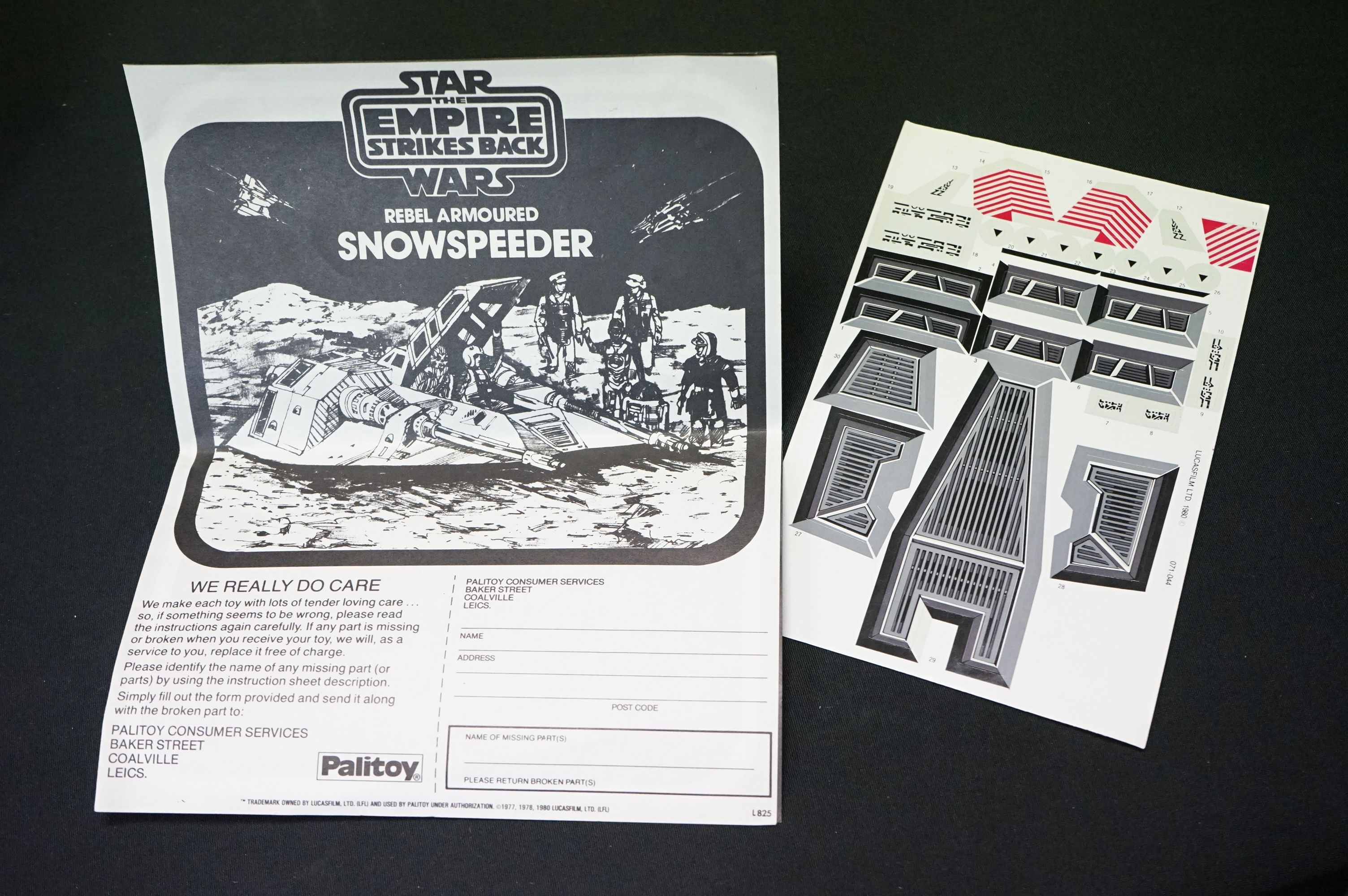 Star Wars - Two boxed Palitoy Vehicles to include Scout Walker with instructions (stickers peeling & - Image 12 of 13