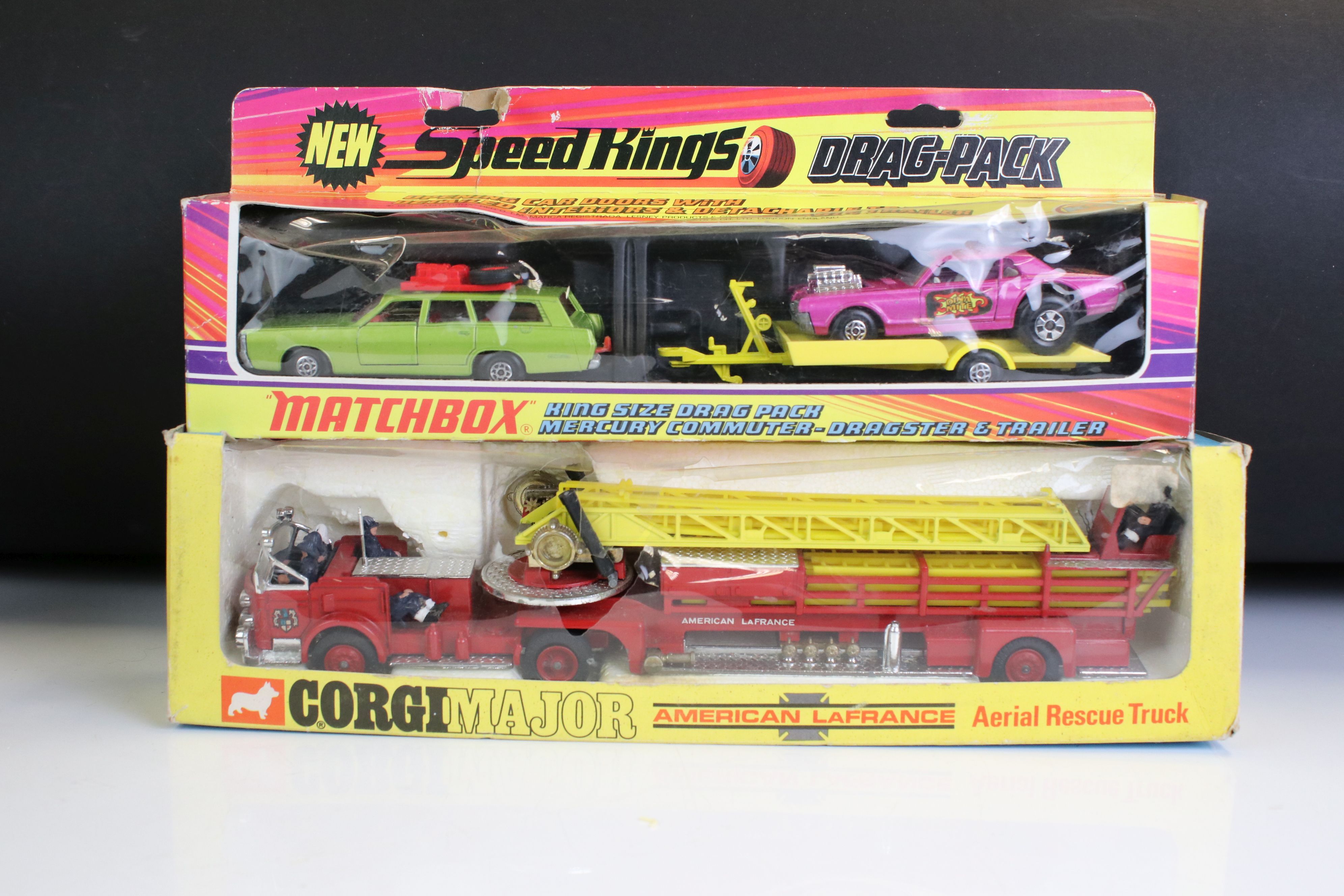 11 Boxed diecast models to include 5 x Matchbox Speed Kings (K-28 King Size Drag-Pack Mercury - Image 2 of 17