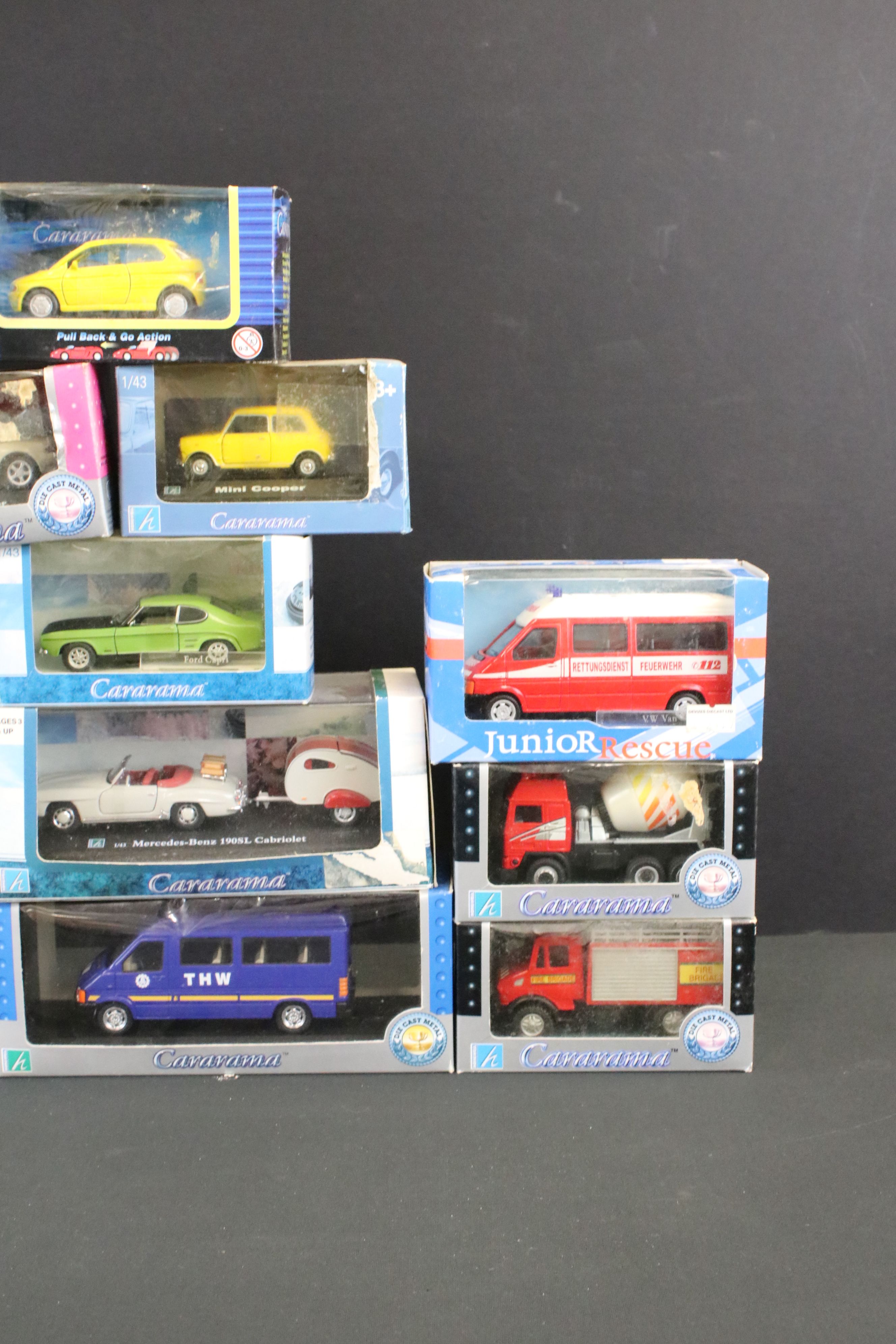 37 Boxed Cararama diecast models to include No. 252 1/43 Volkswagen Microbus multi-model set, No. - Image 8 of 8