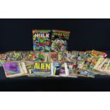 Comics - Collection of 70s onwards Marvel Comics to include The Mighty World Of Marvel (issues