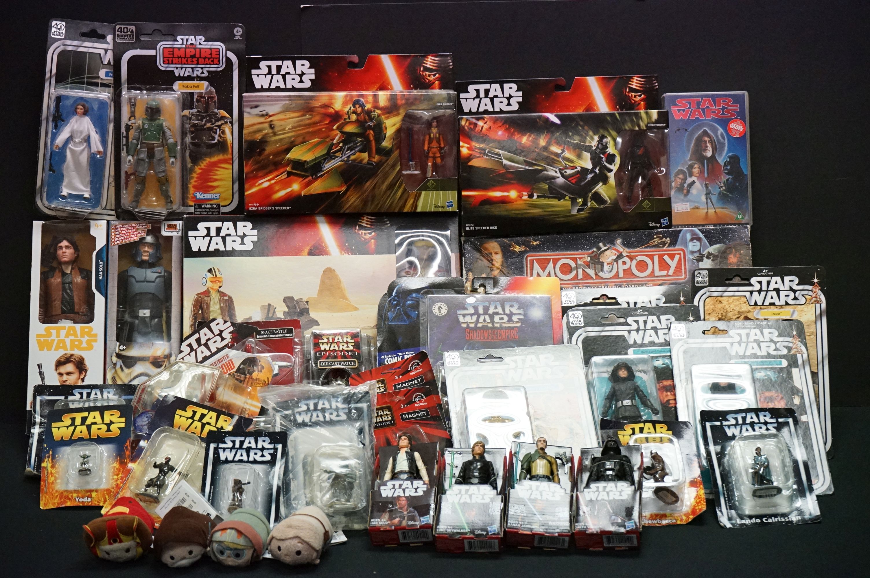 Star Wars - 24 Carded / boxed Star Wars figures to include 8 x Kenner (Shadows of The Empire Xizor